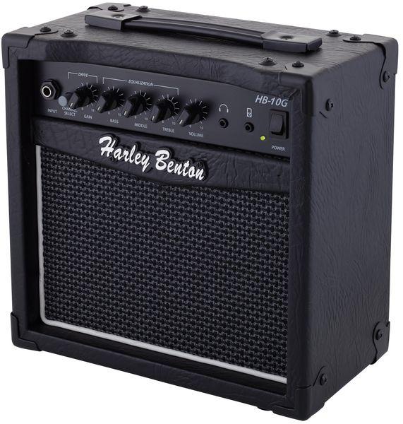 Harley Benton Electric Guitars Harley Benton DC-200 BK Student Serie Bundle