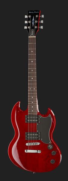 harley benton electric guitars harley benton dc-200 ch student serie bundle