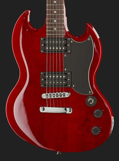 harley benton electric guitars harley benton dc-200 ch student serie bundle