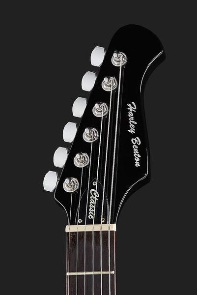 harley benton electric guitars harley benton extreme-76lh bk classic series