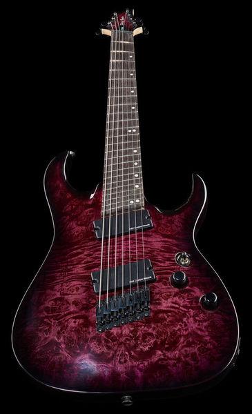 harley benton electric guitars harley benton fanfret-7 tpb 2017 dlx
