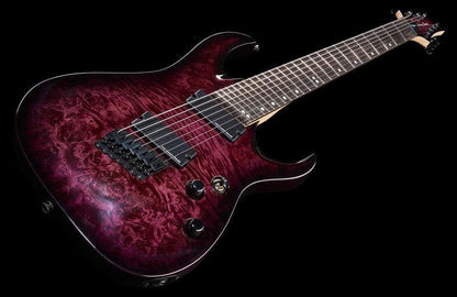 harley benton electric guitars harley benton fanfret-7 tpb 2017 dlx