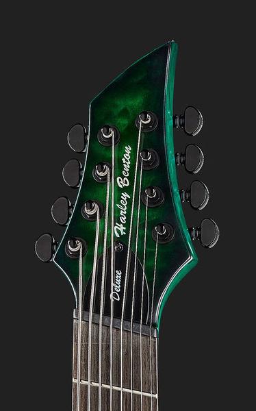 harley benton electric guitars harley benton fanfret-8nt qeb 2017 dlx