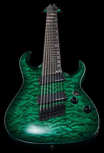harley benton electric guitars harley benton fanfret-8nt qeb 2017 dlx