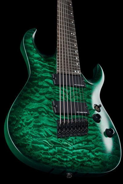 harley benton electric guitars harley benton fanfret-8nt qeb 2017 dlx