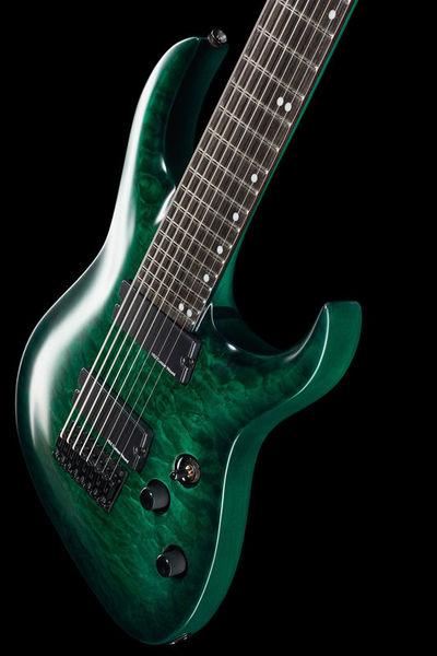 harley benton electric guitars harley benton fanfret-8nt qeb 2017 dlx