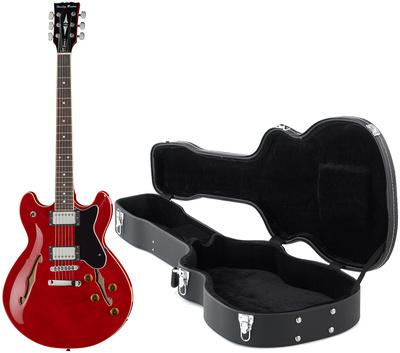 harley benton electric guitars harley benton hb-35 ch vintage series bundle