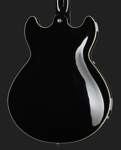 harley benton electric guitars harley benton hb-35lh bk vintage series