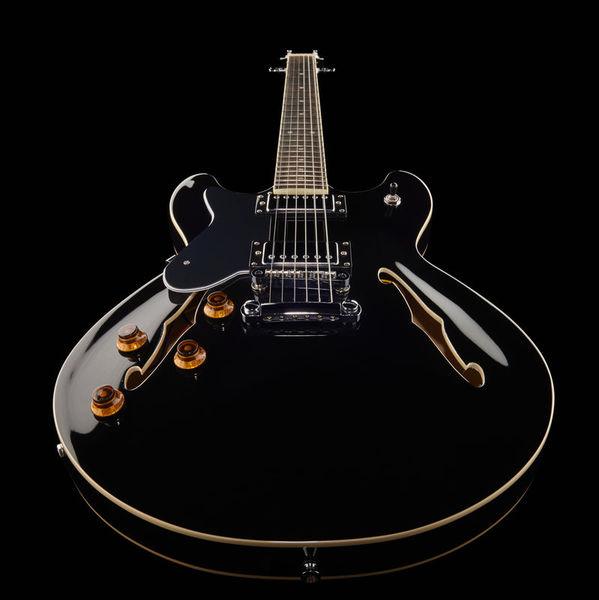 harley benton electric guitars harley benton hb-35lh bk vintage series