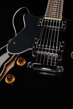 Harley Benton Electric Guitars Harley Benton HB-35LH BK Vintage Series
