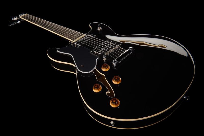 harley benton electric guitars harley benton hb-35lh bk vintage series