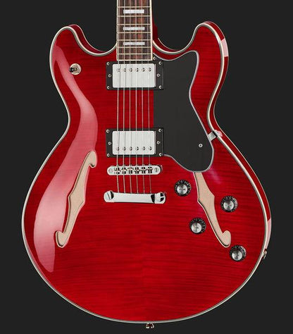harley benton electric guitars harley benton hb-35plus cherry