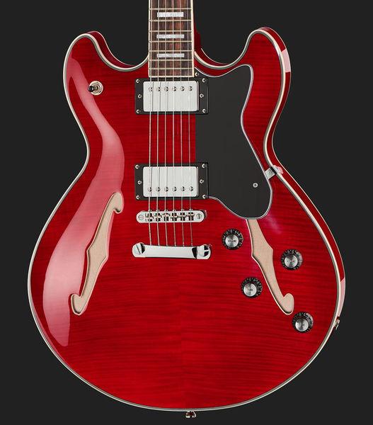 harley benton electric guitars harley benton hb-35plus cherry