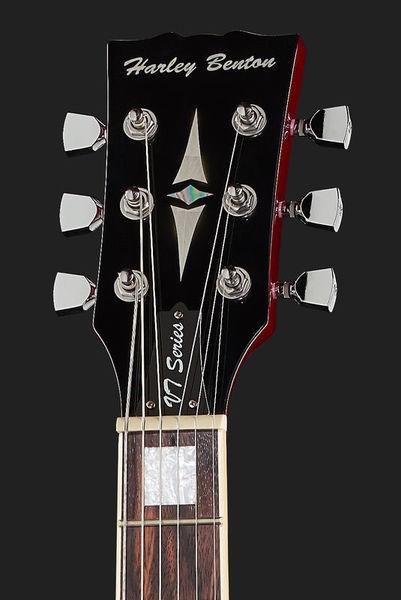 harley benton electric guitars harley benton hb-35plus cherry