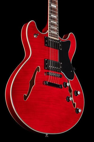 harley benton electric guitars harley benton hb-35plus cherry
