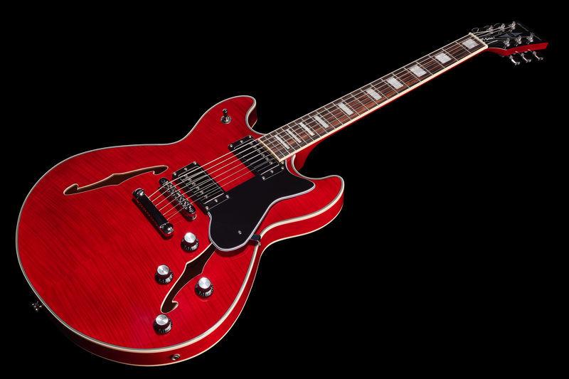 harley benton electric guitars harley benton hb-35plus cherry