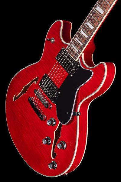 harley benton electric guitars harley benton hb-35plus cherry
