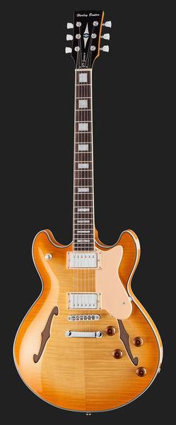 harley benton electric guitars harley benton hb-35plus lemon rw