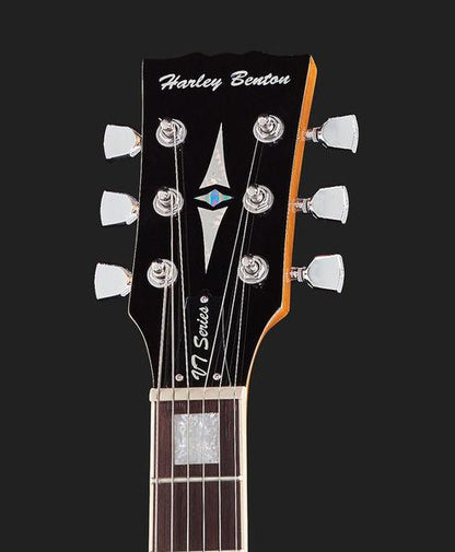 harley benton electric guitars harley benton hb-35plus lemon rw