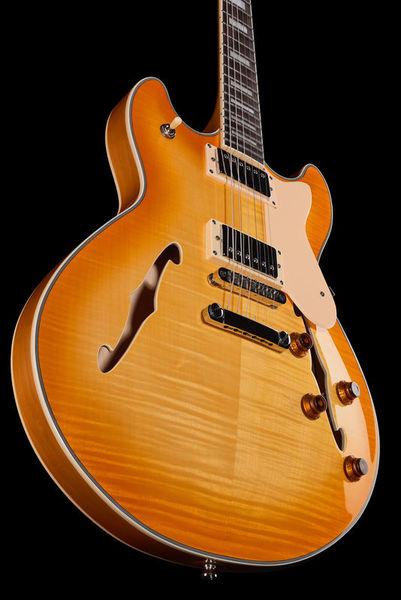 harley benton electric guitars harley benton hb-35plus lemon rw