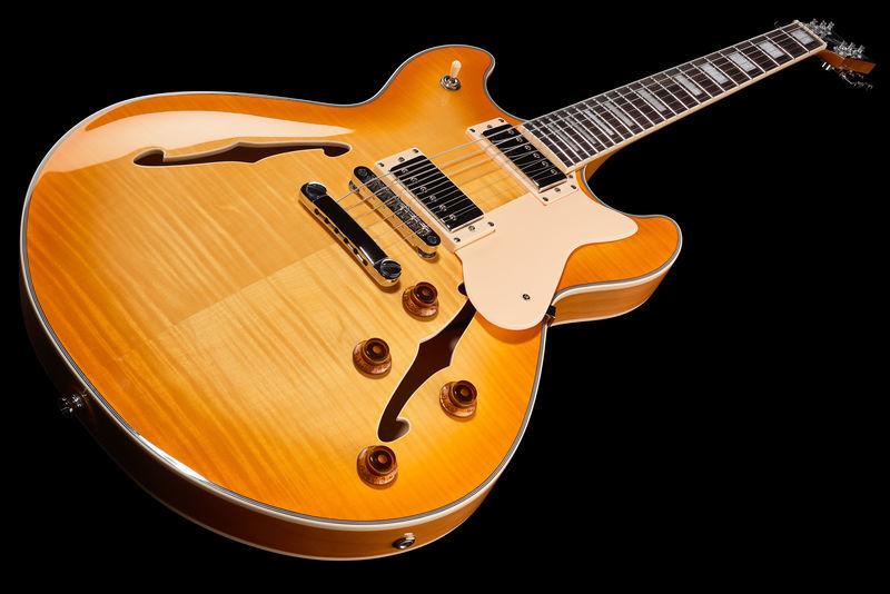 harley benton electric guitars harley benton hb-35plus lemon rw