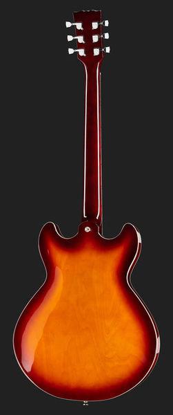 harley benton electric guitars harley benton hb-35plus vintage burst