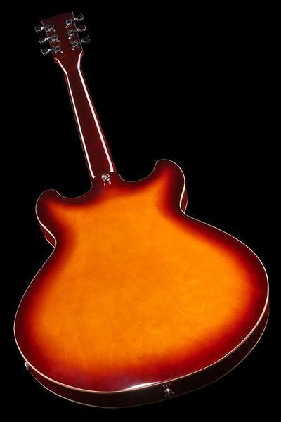 harley benton electric guitars harley benton hb-35plus vintage burst