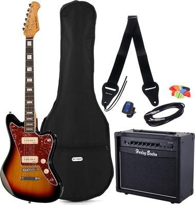 harley benton electric guitars harley benton hb ja-60sb vintage set 2