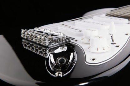 harley benton electric guitars harley benton junior guitar set 2 bk rw