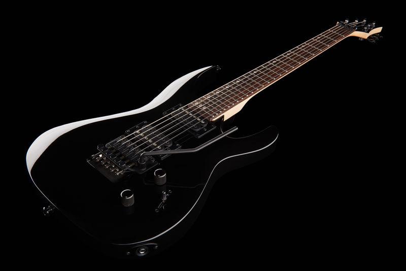 harley benton electric guitars harley benton r-456fr bk progressive series