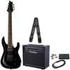 Harley Benton Electric Guitars Harley Benton R-457 BK Bundle 1