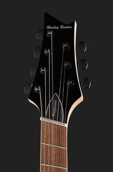 harley benton electric guitars harley benton r-457bk fanfret