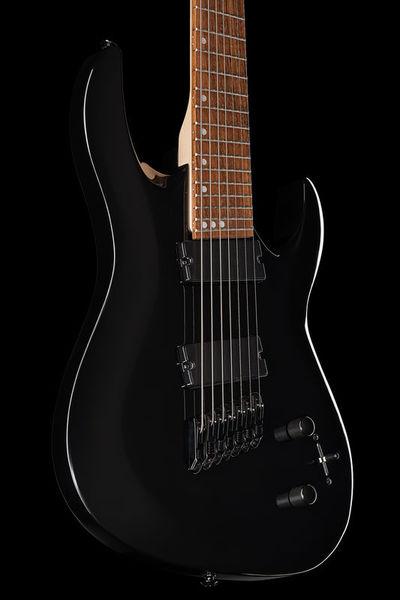 harley benton electric guitars harley benton r-457bk fanfret
