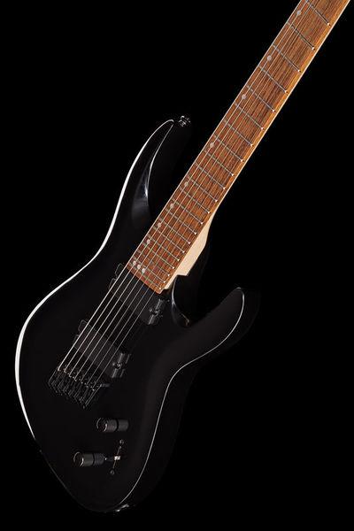harley benton electric guitars harley benton r-457bk fanfret