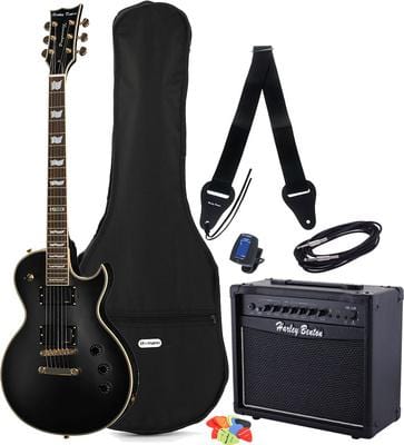 harley benton electric guitars harley benton sc-1000vb progressive bundle 1