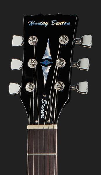 harley benton electric guitars harley benton sc-200lh bk student series