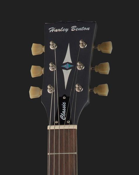 harley benton electric guitars harley benton sc-400 sbk vintage series
