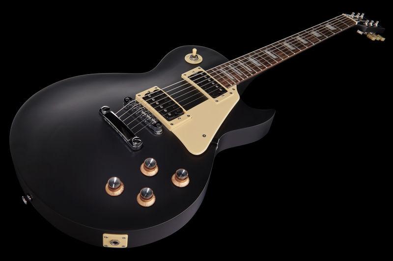 harley benton electric guitars harley benton sc-400 sbk vintage series