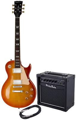 harley benton electric guitars harley benton sc-450plus hb vintage s bundle