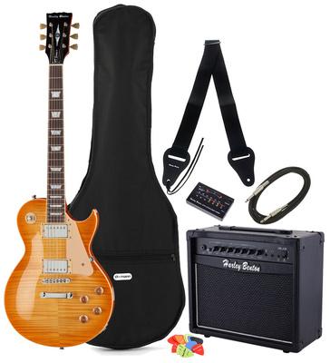 harley benton electric guitars harley benton sc-450plus ld vintage bundle 3