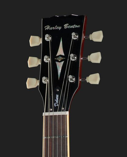 harley benton electric guitars harley benton sc-550 faded tobacco fl bundle