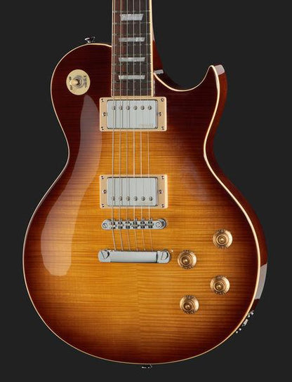harley benton electric guitars harley benton sc-550 faded tobacco fl bundle