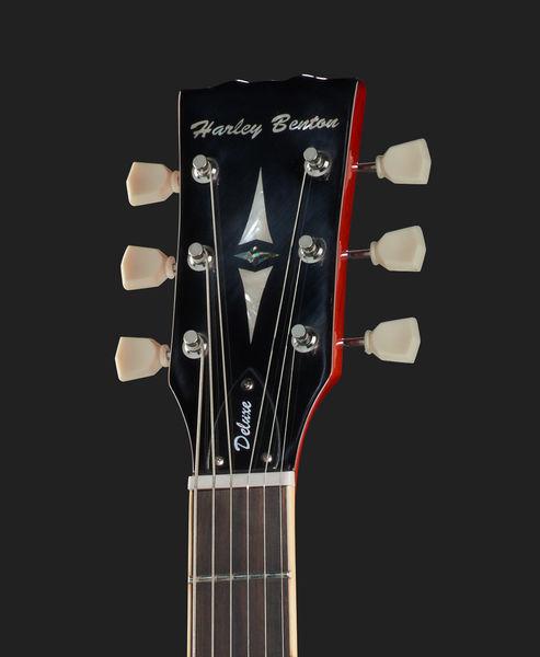 harley benton electric guitars harley benton sc-550 paradise amber flame