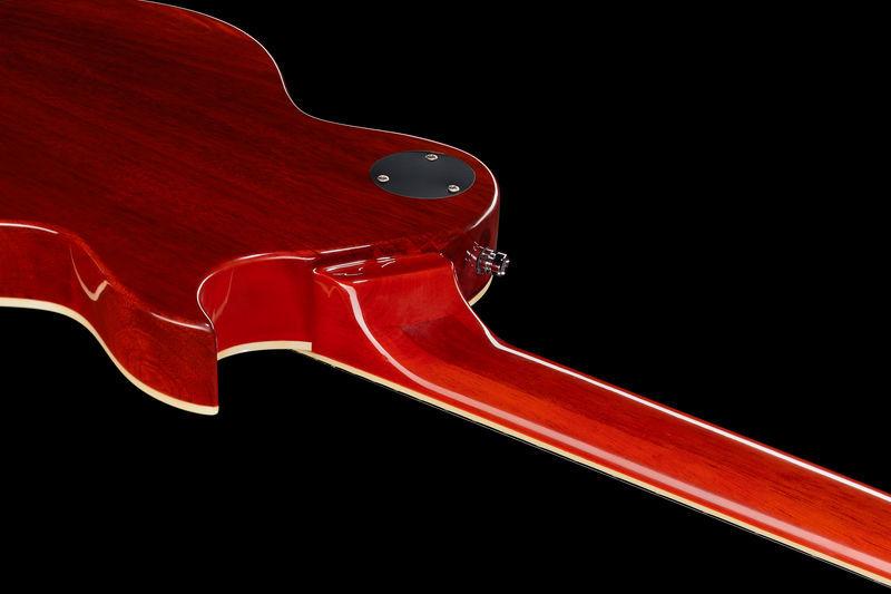 harley benton electric guitars harley benton sc-550lh paradise amber flame