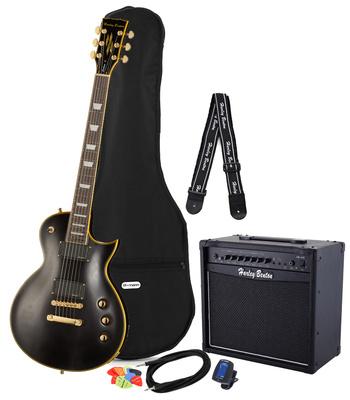 harley benton electric guitars harley benton sc-custom active vb bundle