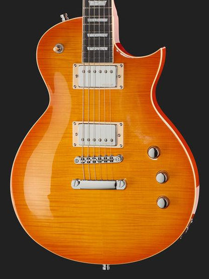 harley benton electric guitars harley benton sc-custom honey flame