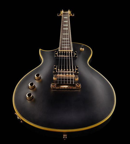 harley benton electric guitars harley benton sc-custom lh vintage black
