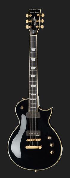harley benton electric guitars harley benton sc-custom p90 black