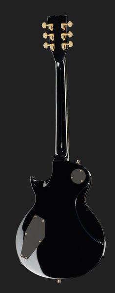 harley benton electric guitars harley benton sc-custom p90 black