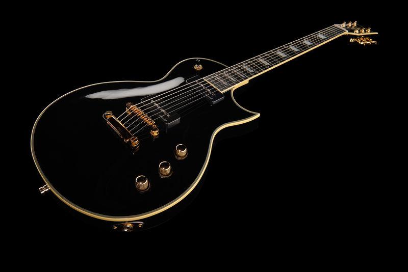 harley benton electric guitars harley benton sc-custom p90 black